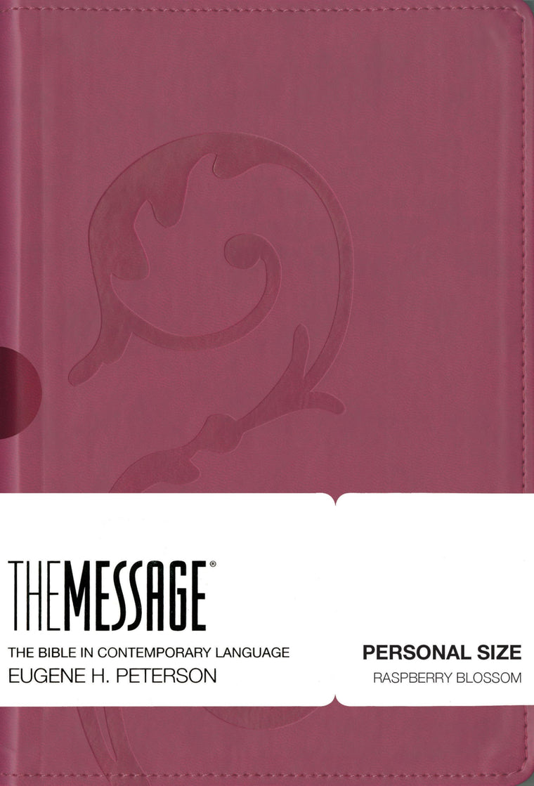 The Message Personal Size (Leather-Look, Raspberry Blossom): The Bible in Contemporary Language