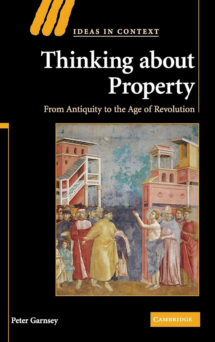 Thinking about Property: From Antiquity to the Age of Revolution (Ideas in Context, Series Number 90)