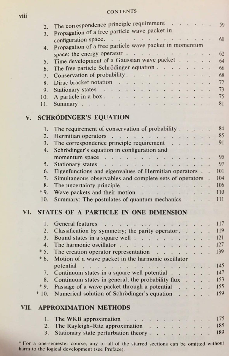 Elementary Quantum Mechanics — back cover