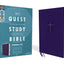 NIV, Quest Study Bible, Personal Size, Leathersoft, Blue, Comfort Print: The Only Q and A Study Bible