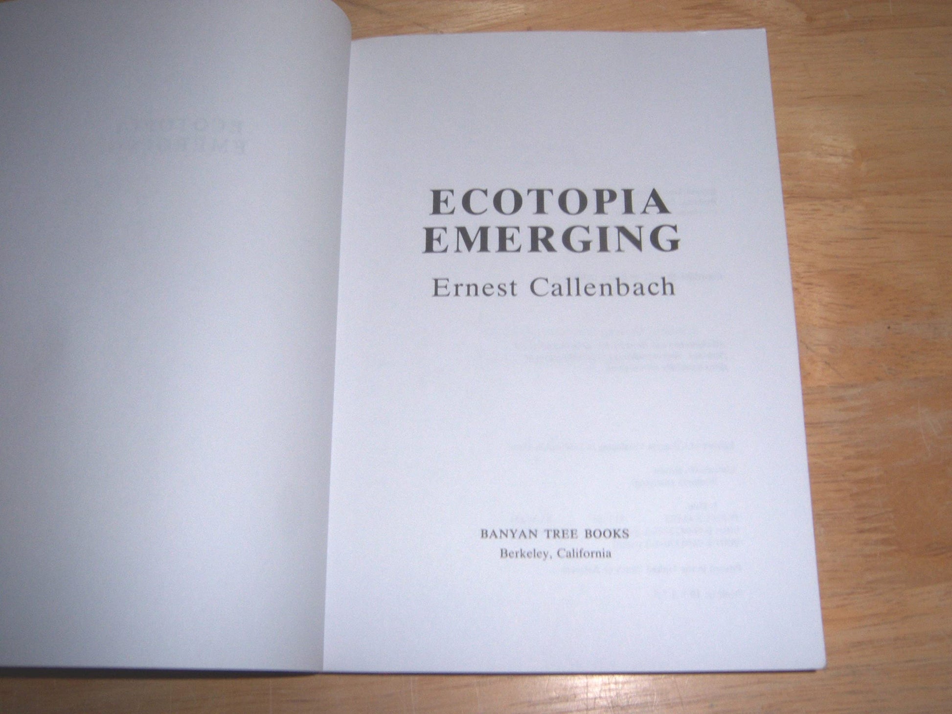 Ecotopia Emerging