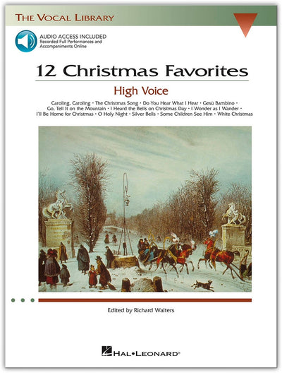 12 Christmas Favorites - High Voice (The Vocal Library Series)