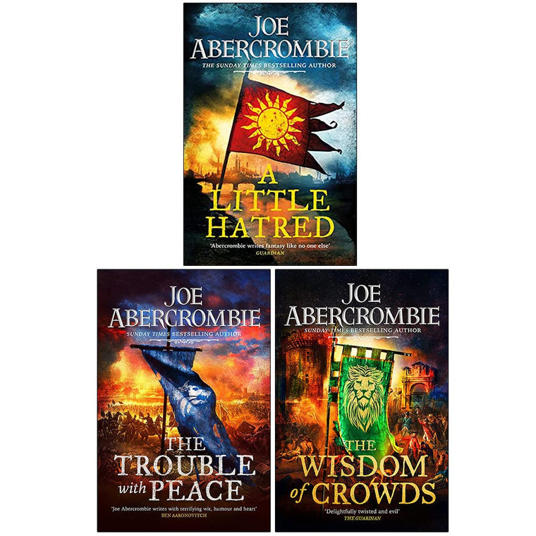 Joe Abercrombie The Age Of Madness 3 Books Collection Set