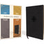 NIV, KJV, NASB, Amplified, Parallel Bible, Leathersoft, Black: Four Bible Versions Together for Study and Comparison