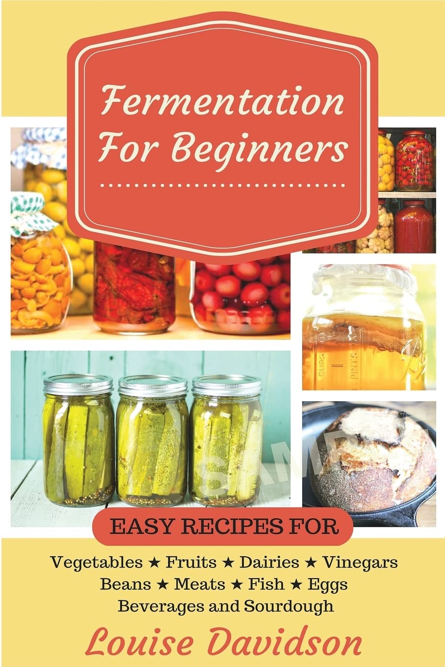 Fermentation for Beginners: Easy Recipes for Vegetables, Fruits, Dairies, Vinegars, Beans, Meats, fish, Eggs, Beverages and Sourdough