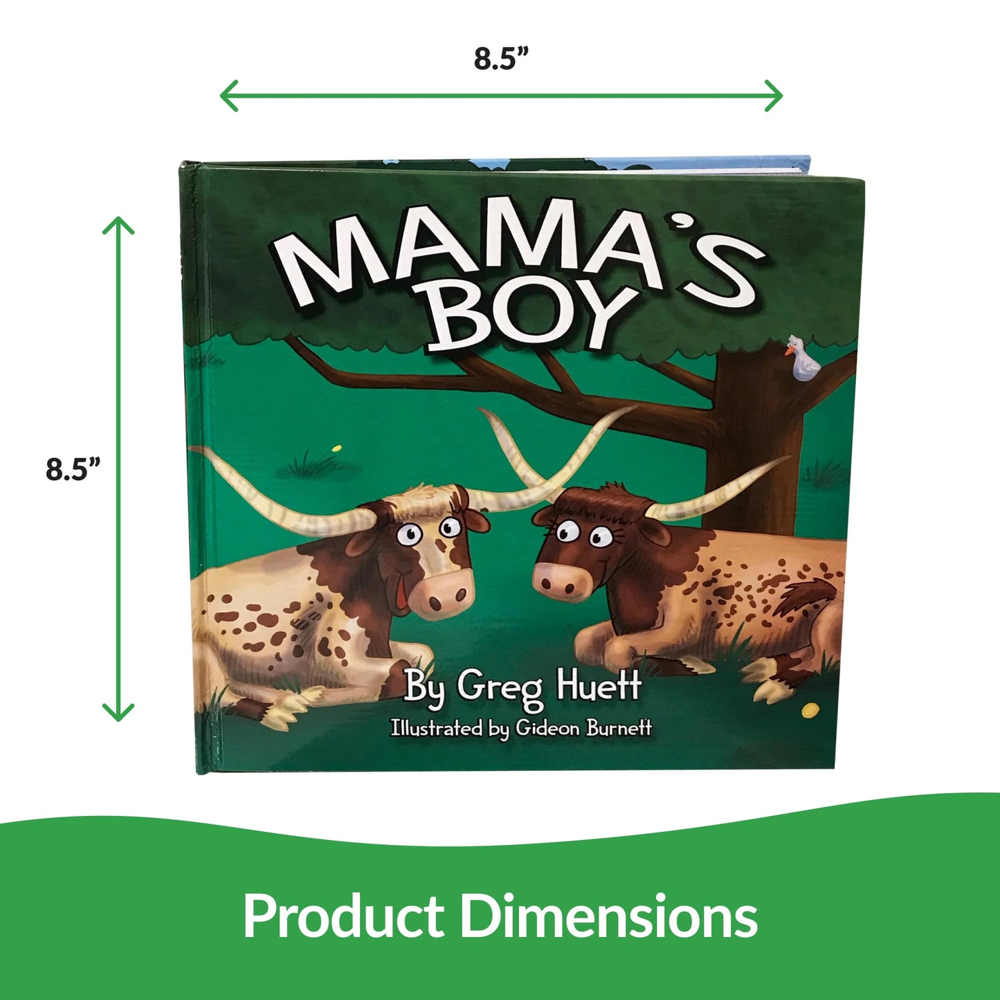 Big Country Toys "Mama's Boy" by Greg Huett - Illustrated by Gideon Burnett - Children's Farm Animal Book - Wholesome Biblical Based Life Lessons & Principles