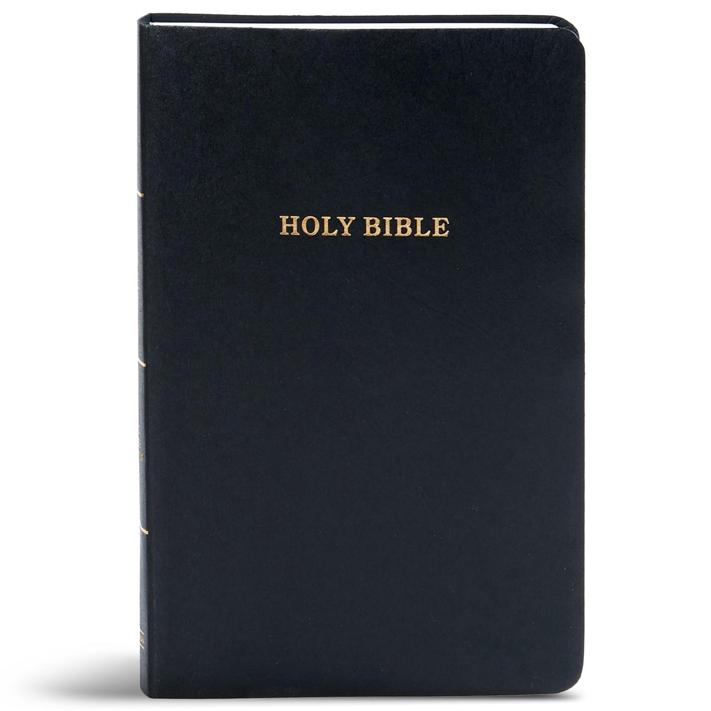 KJV Gift and Award Bible, Black Imitation Leather, KJV Holy Bible, Red Letter, Pure Cambridge Text, Presentation Page, Easy-to-Read Bible MCM Type