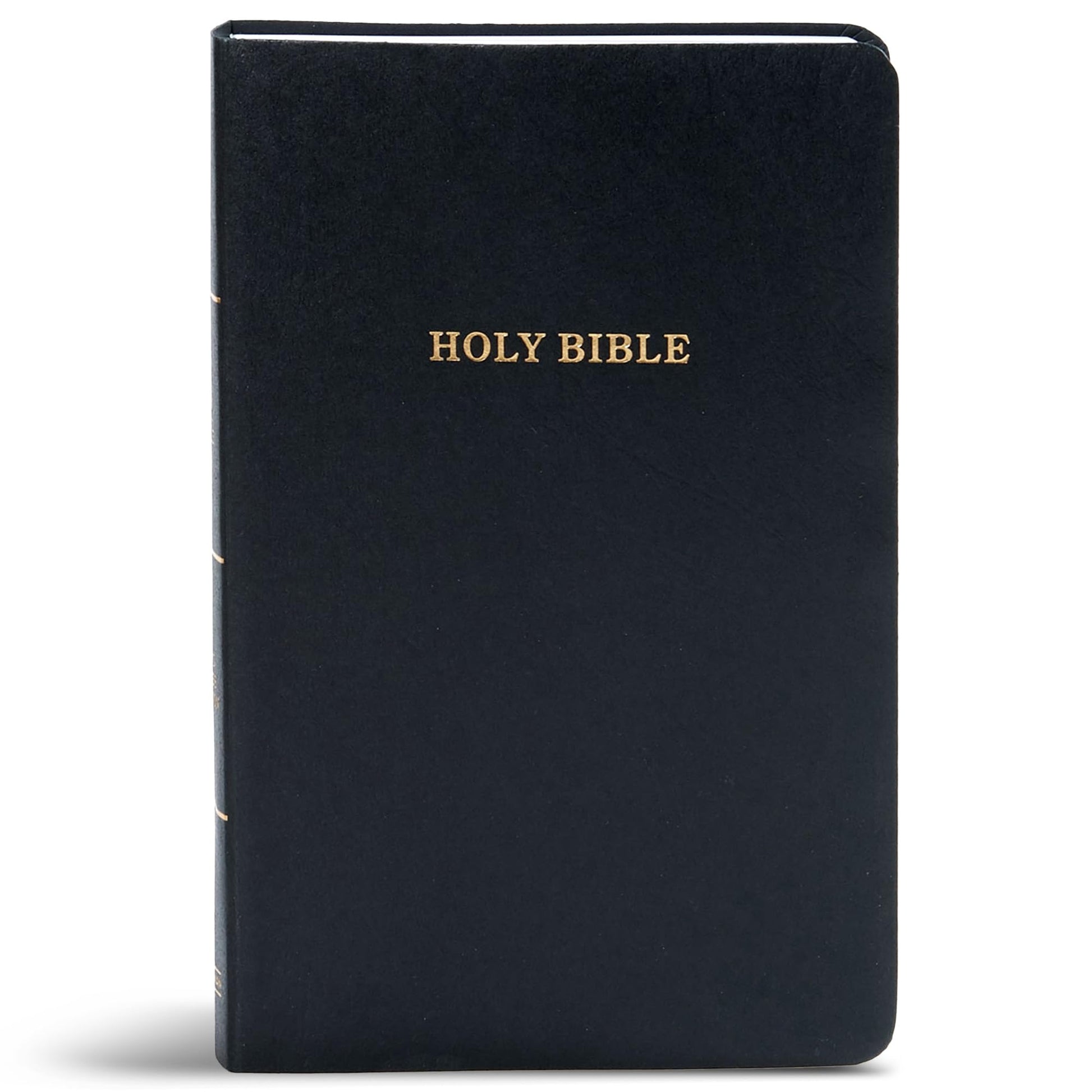 KJV Gift and Award Bible, Black Imitation Leather, KJV Holy Bible, Red Letter, Pure Cambridge Text, Presentation Page, Easy-to-Read Bible MCM Type