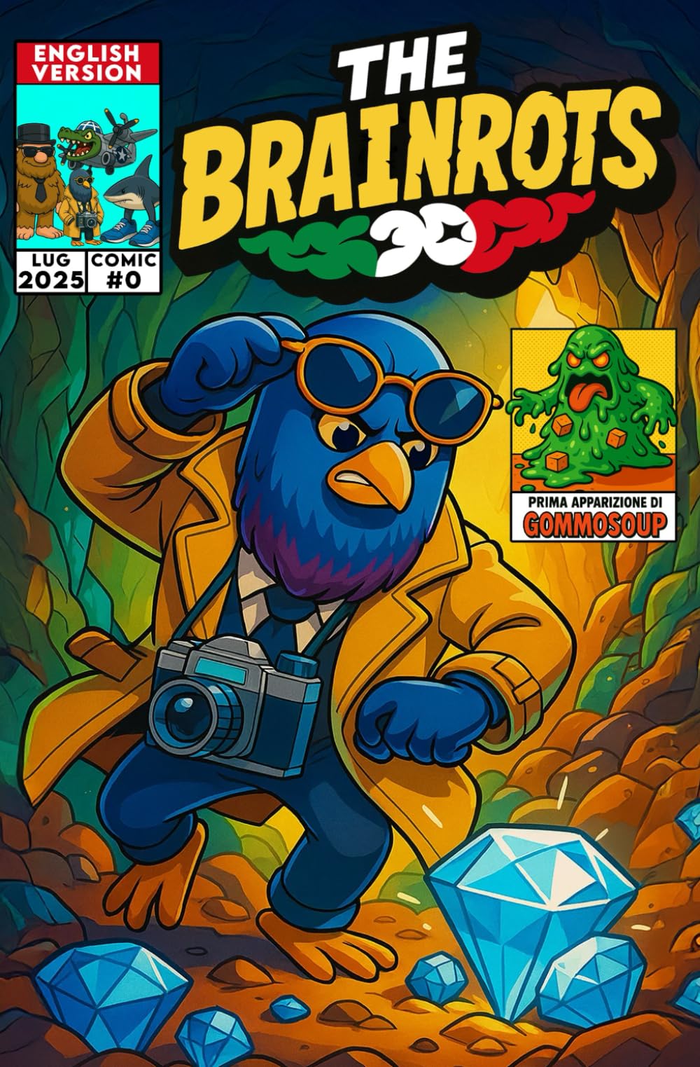 The Brainrots #0 - Italian Brainrot Comics: Includes 5 Mini Stories + Games & Extra Features - First Appearance of Gommosoup