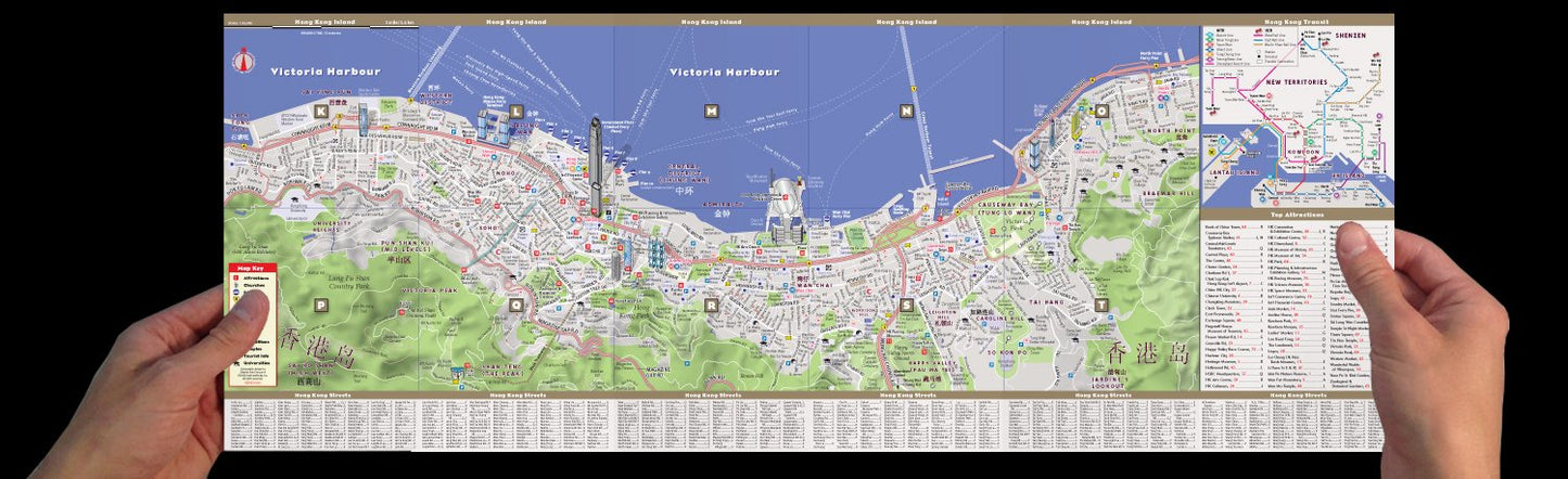 StreetSmart Hong Map by VanDam-Laminated pocket sized, city street map to Hong Kong, Kowloon & New Territories w/ attractions, sights, hotels & ... 2012 Edition Map - Folded Map, June 1, 2010