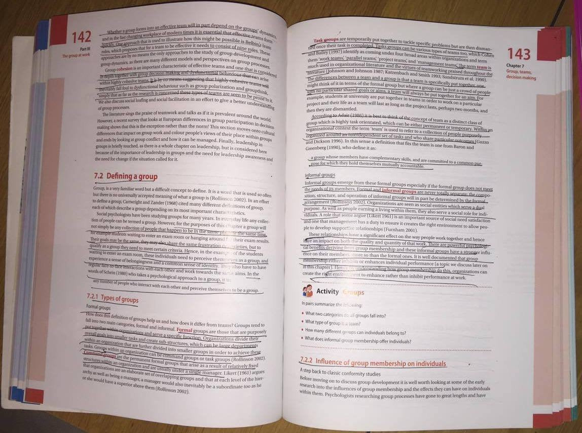 Work Psychology: An Introduction to Human Behaviour in the Workplace