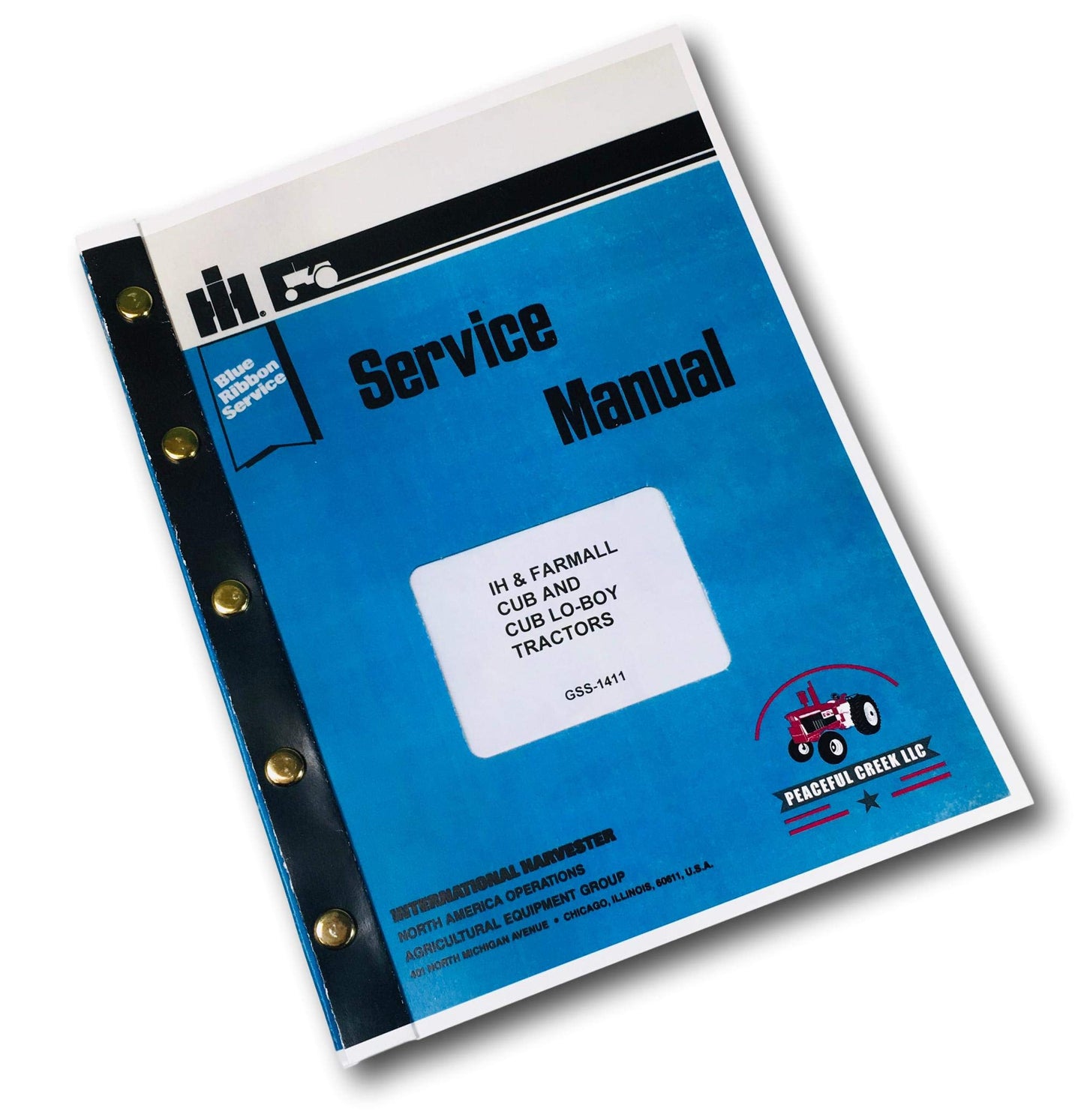 Farmall International Cub and Cub Lo-Boy Tractor Factory Service Repair Manual Revised for 1947-1976 (GSS-1411 with Revision)