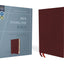 NIV Thinline Bible Bonded Leather Burgundy Red Letter