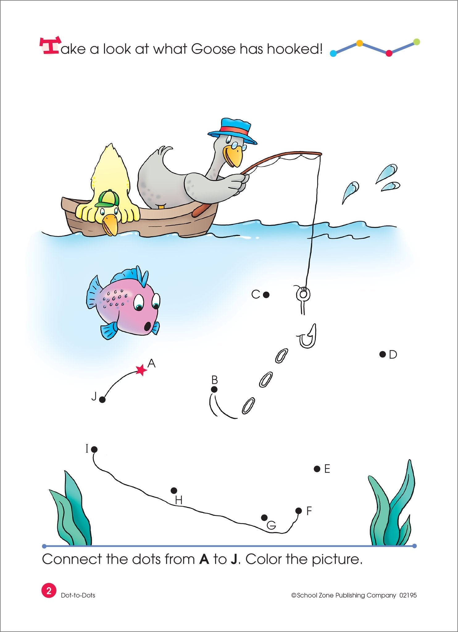 School Zone - Dot-to-Dots Alphabet Workbook - 32 Pages, Ages 4 to 6, Preschool, Kindergarten, Connect the Dots, Letter Puzzles, ABCs, and More (School Zone Activity Zone Workbook Series)