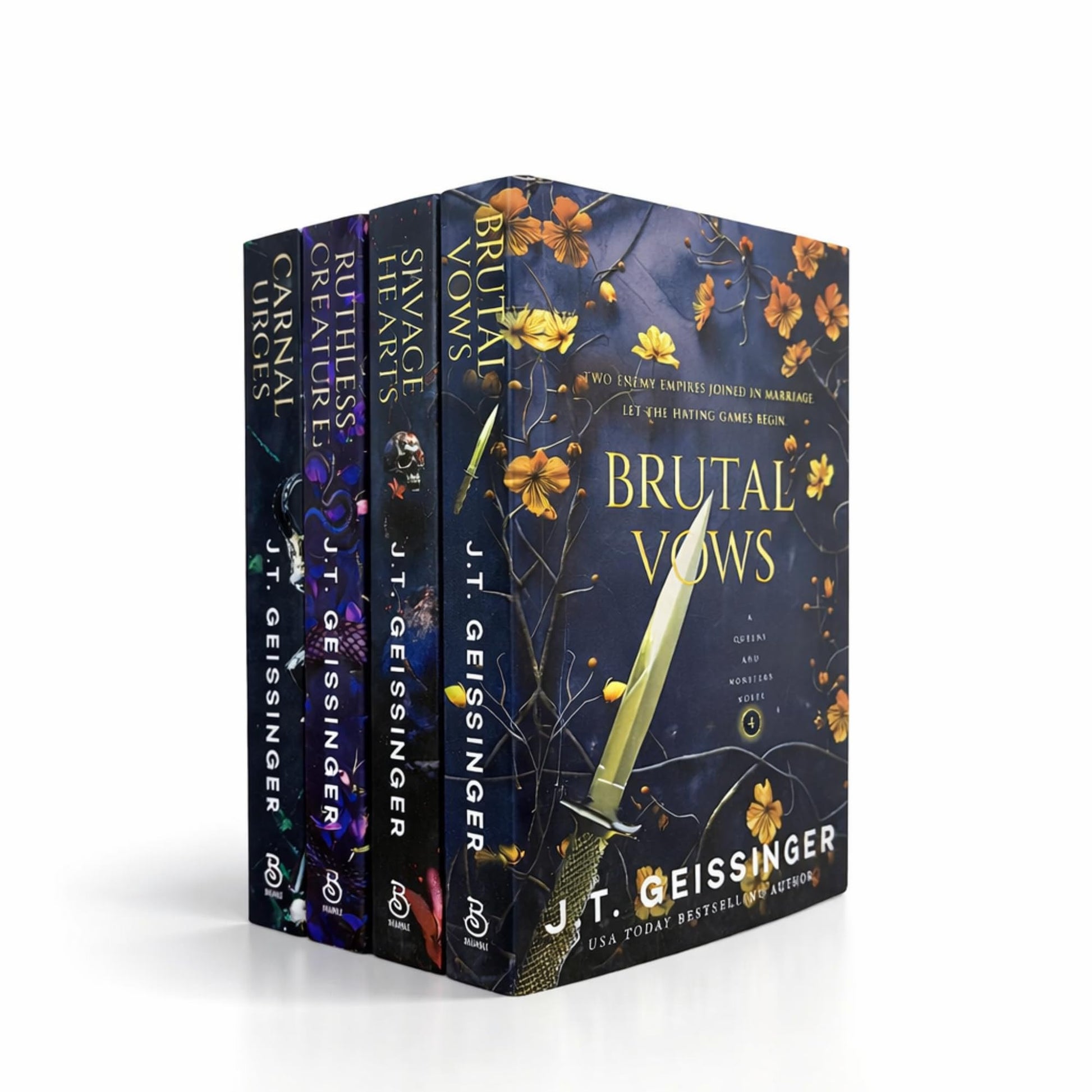 The Queens and Monsters 4 book series by J.T. Geissinger (The Queens and Monsters Series)