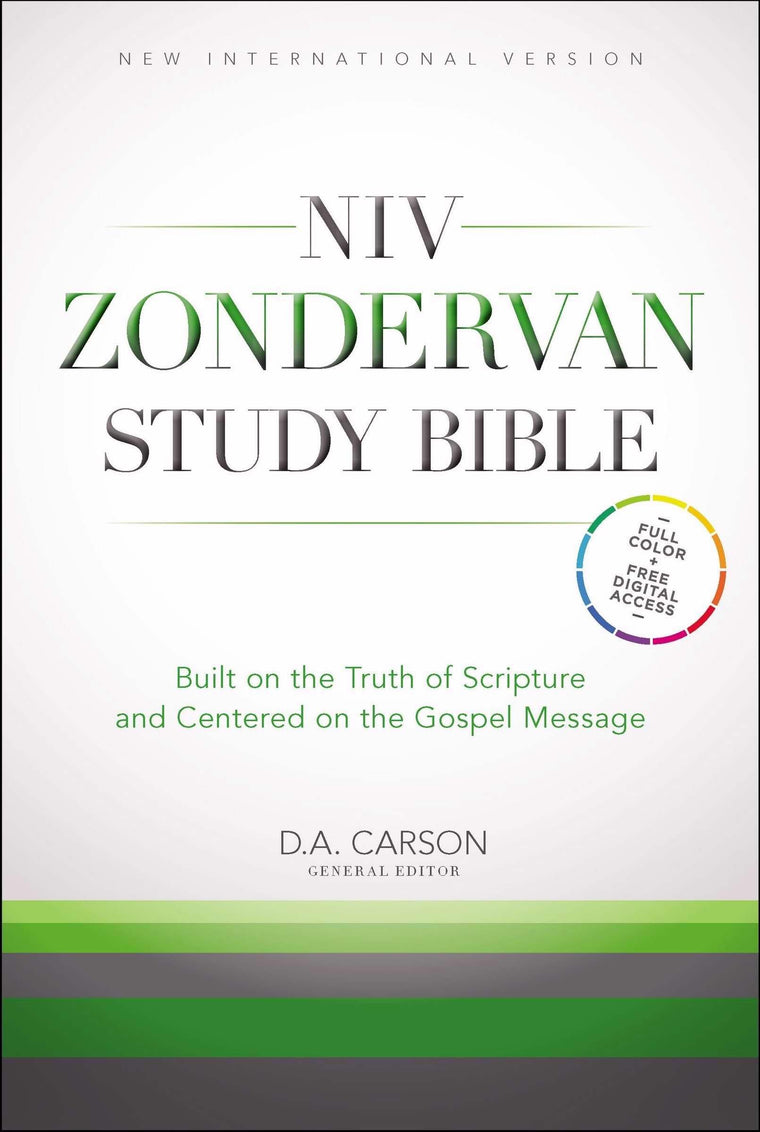 NIV Zondervan Study Bible, Hardcover: Built on the Truth of Scripture and Centered on the Gospel Message