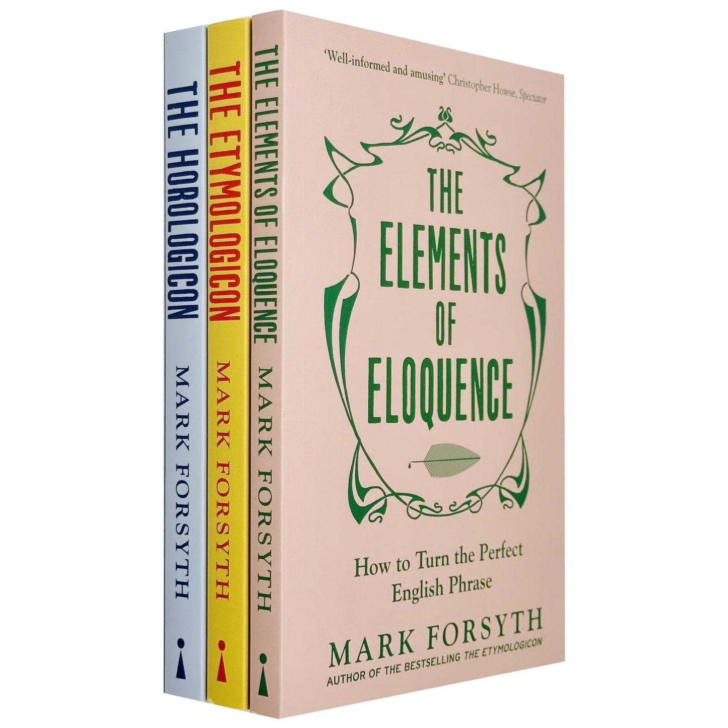 Mark Forsyth 3 Books Collection Set (The Etymologicon, The Elements of Eloquence & Horologicon)