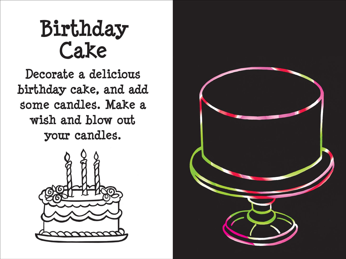 Happy Birthday! Scratch & Sketch (An Art Activity Book for Birthday Artists of All Ages) (Trace-Along Scratch and Sketch)
