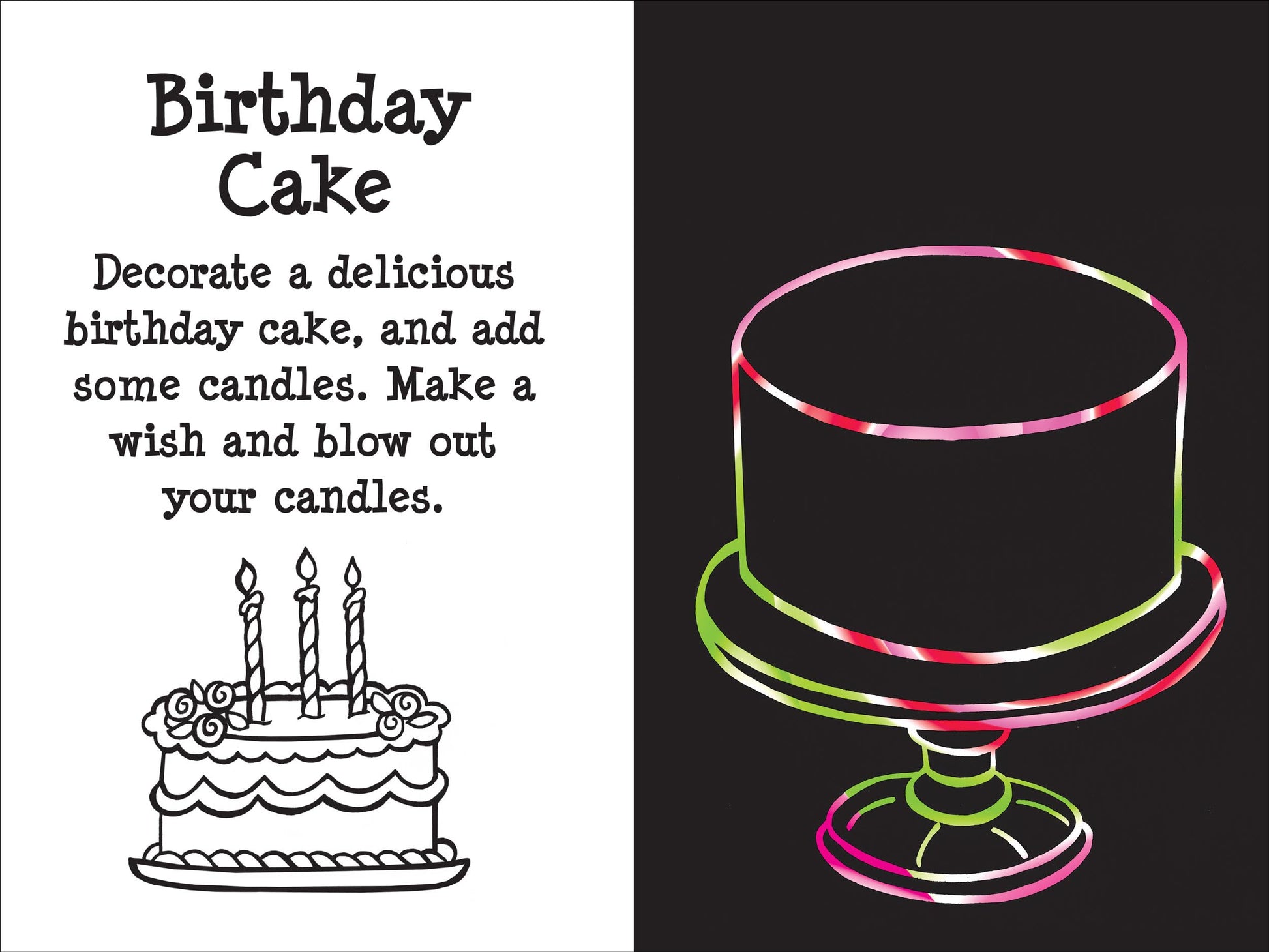 Happy Birthday! Scratch & Sketch (An Art Activity Book for Birthday Artists of All Ages) (Trace-Along Scratch and Sketch)