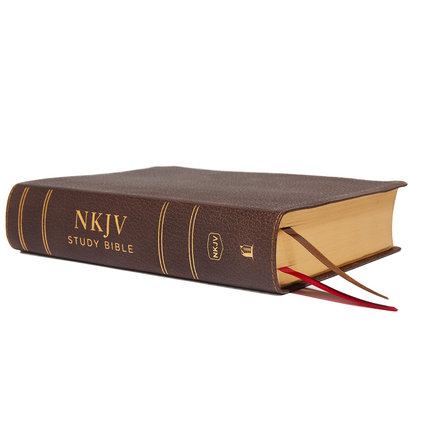 NKJV Study Bible, Premium Calfskin Leather, Brown, Full-Color, Thumb Indexed, Comfort Print: The Complete Resource for Studying Gods Word