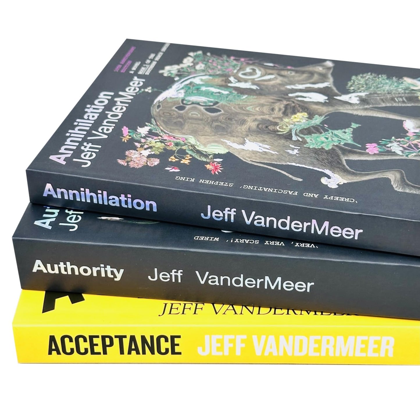 Southern Reach Trilogy 3 Books Collection Set By Jeff VanderMeer (Annihilation, Authority, Acceptance)