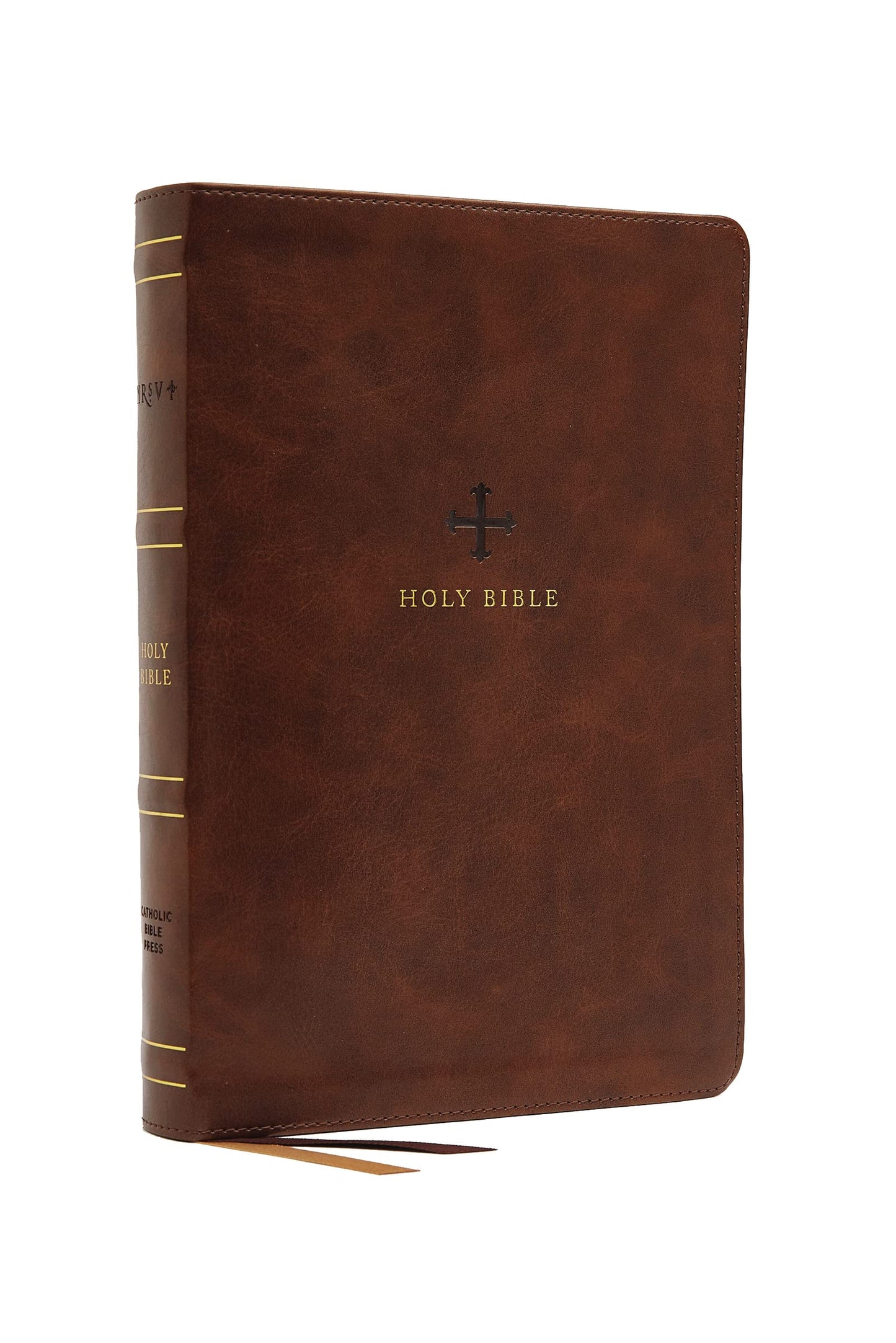 NRSV Catholic Bible Thinline Edition Leathersoft Brown