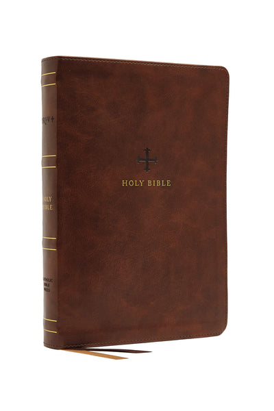 NRSV Catholic Bible Thinline Edition Leathersoft Brown