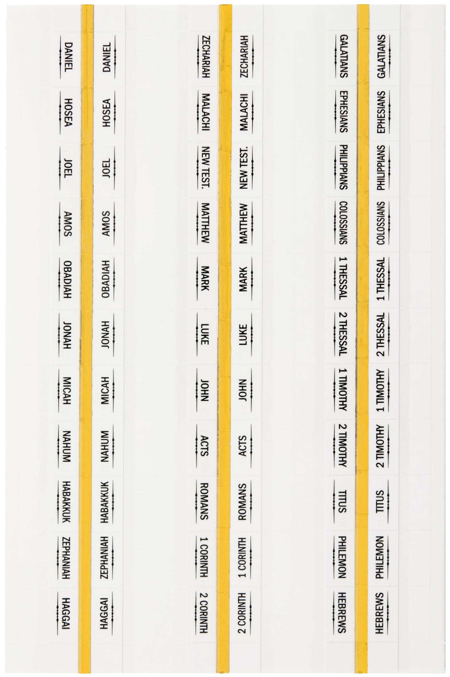 Bible Tab Stickers (Set of 99 Tabs)