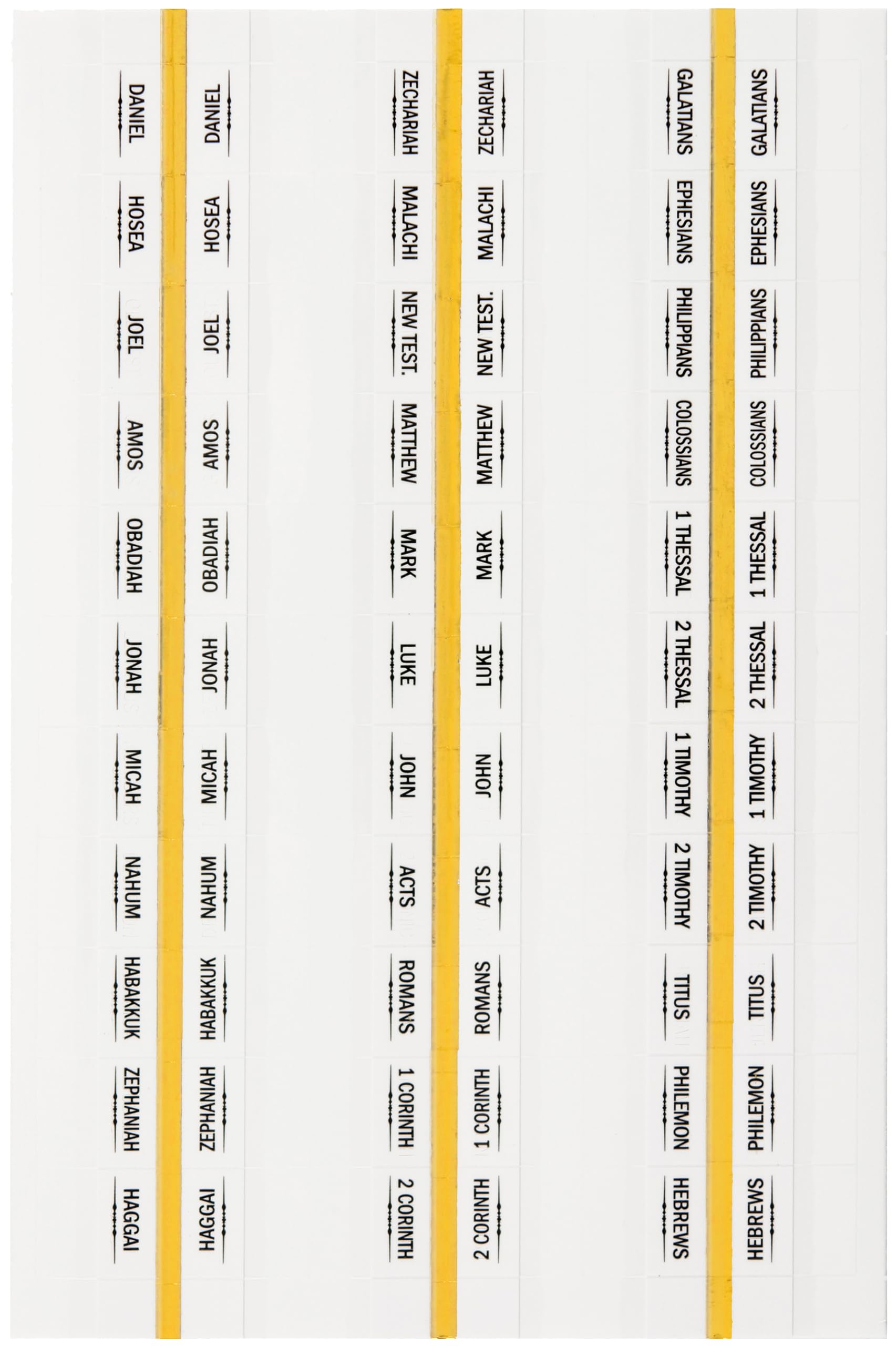 Bible Tab Stickers (Set of 99 Tabs)