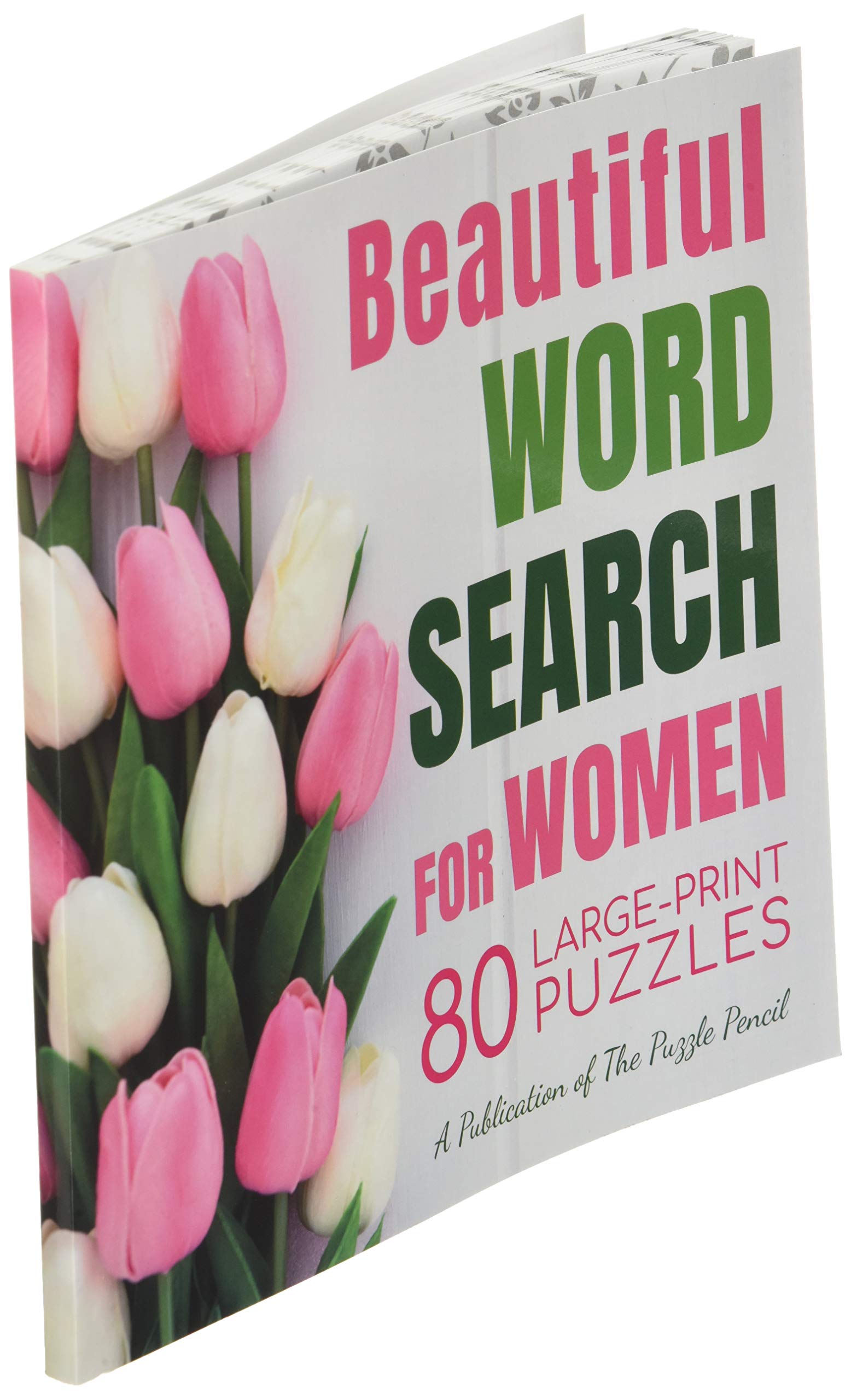 Beautiful Word Search for Women: 80 Large-Print Puzzles