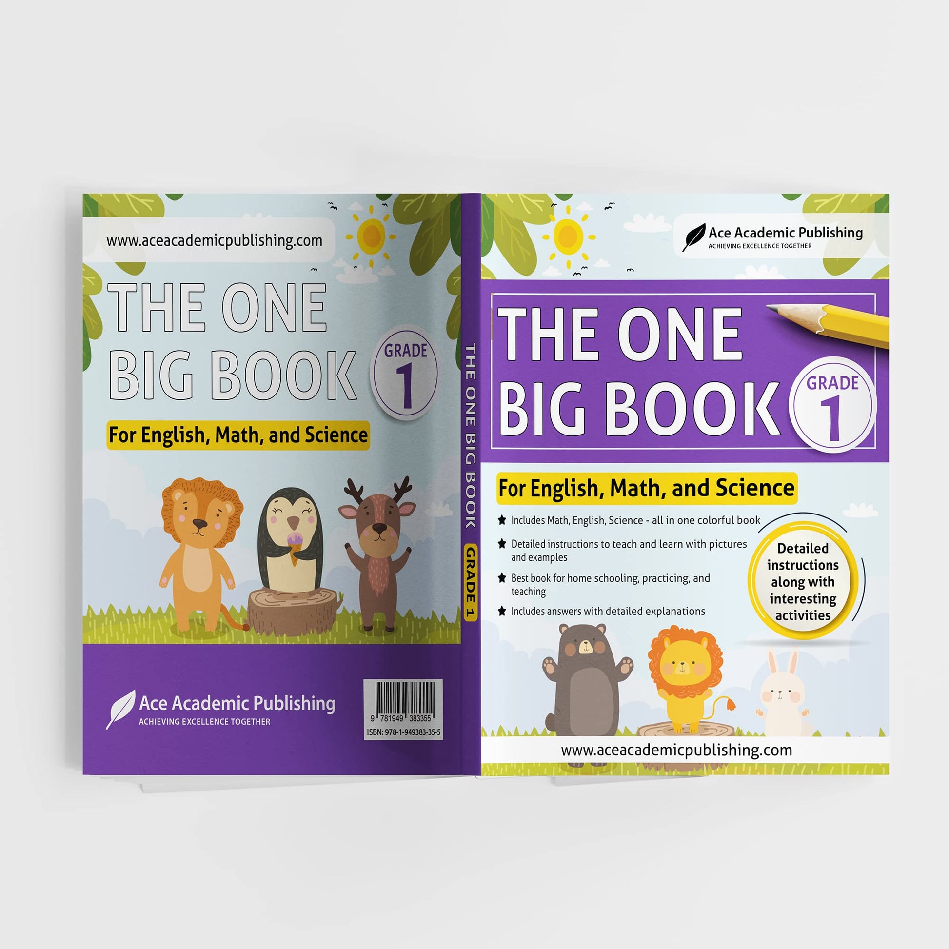 The One Big Book - Grade 1: For English, Math and Science