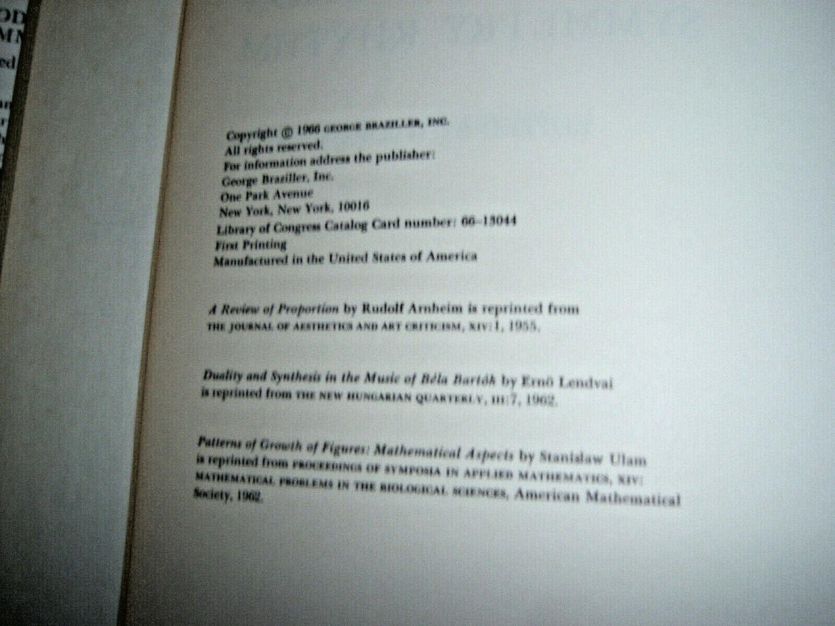 Module, Proportion, Symmetry, Rhythm (Vision + Value Series)