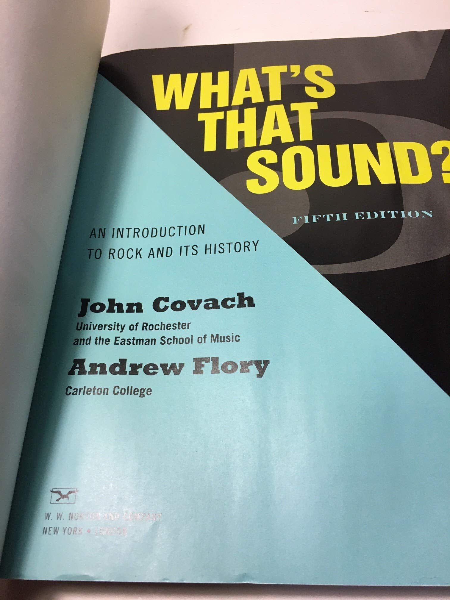 What's That Sound?: An Introduction to Rock and Its History