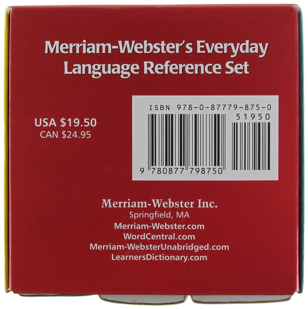 Merriam-Webster's Everyday Language Reference Set