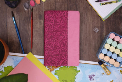 NIV Adventure Bible Leathersoft Pink Full Color by Zonde