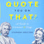 May I Quote You on That?: A Guide to Grammar and Usage