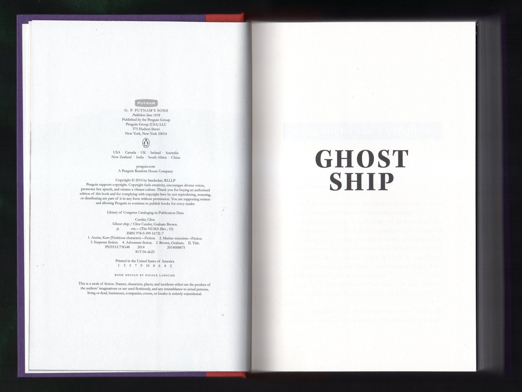 Ghost Ship (The NUMA Files)