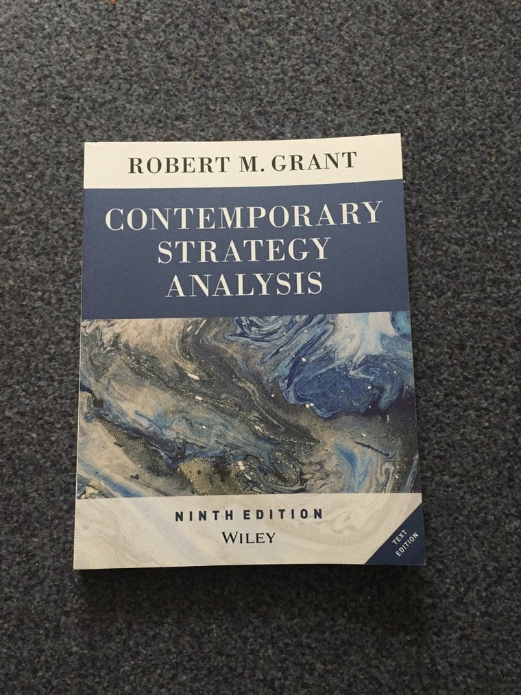 Contemporary Strategy Analysis Text Only