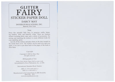 Glitter Fairy Sticker Paper Doll (Dover Little Activity Books: Fantasy)