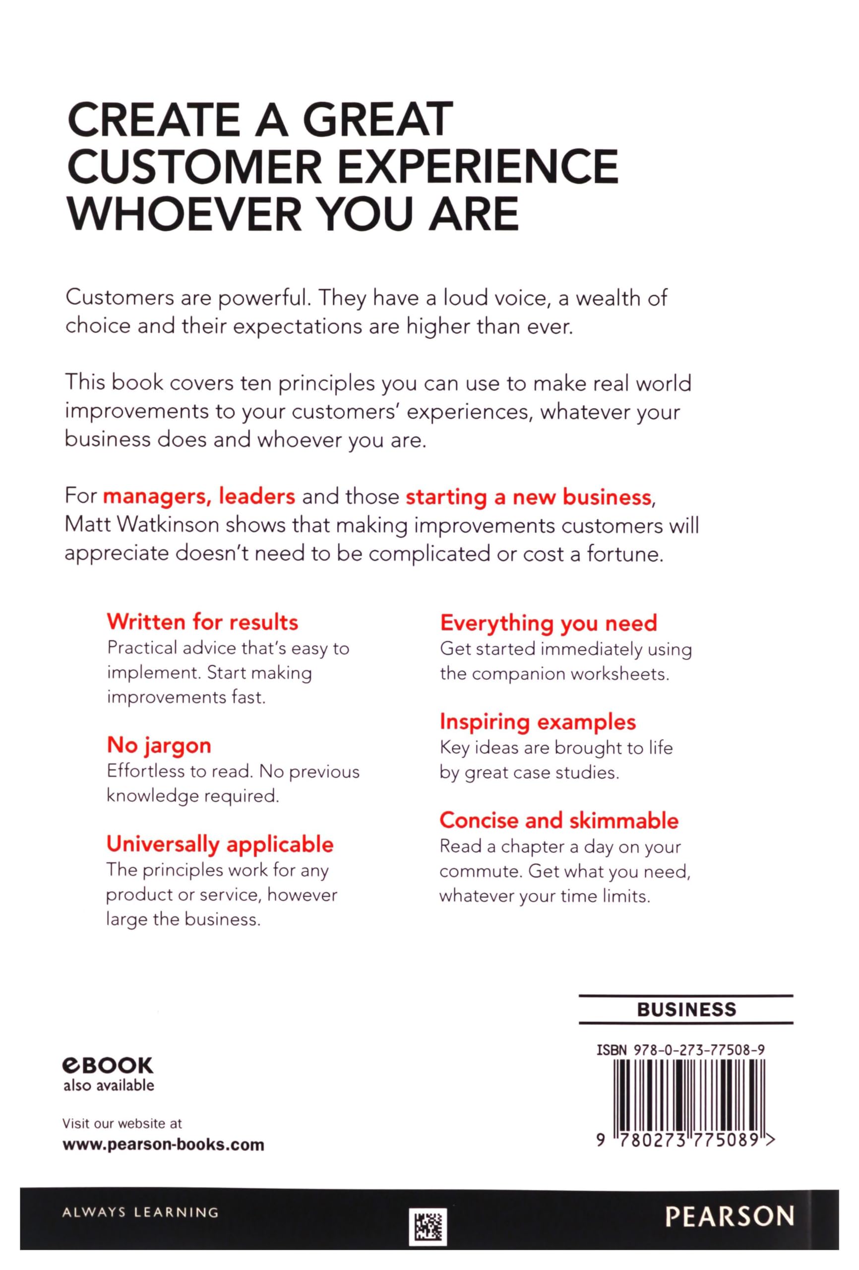 Ten Principles Behind Great Customer Experiences, The (Financial Times Series)