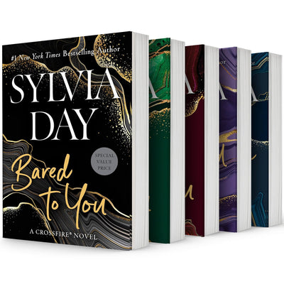 Sylvia Day Crossfire Series Collection Set of 5 Books - Bared to You, Reflected in You, Entwined with You, Captivated By You, One with You