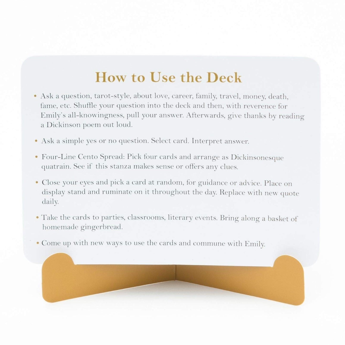 Divining Poets: Dickinson (Divining Poets: A Quotable Deck from Turtle Point Press)