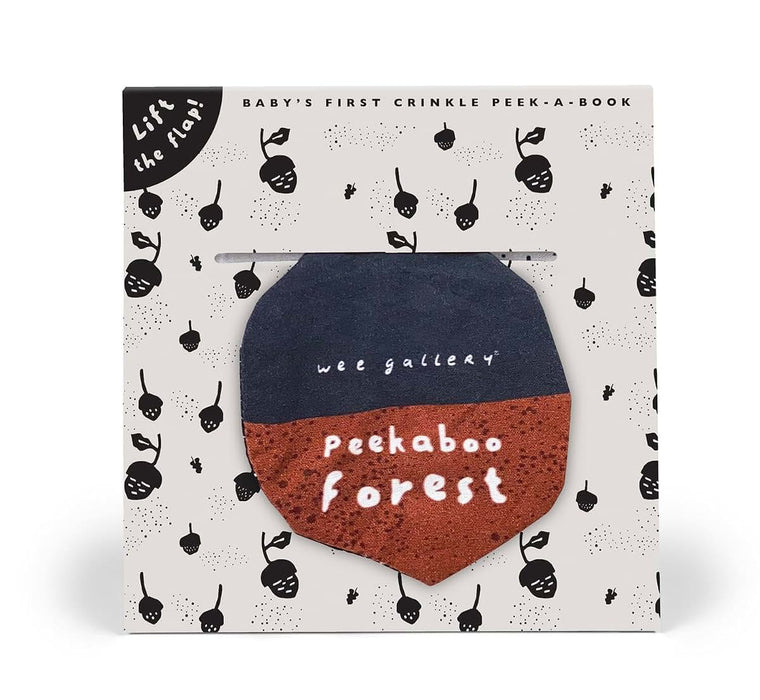 Peekaboo Forest: Baby's First Crinkle Peek-A-Book - Lift the flap! (Wee Gallery Peekaboo Cloth Books, 1)