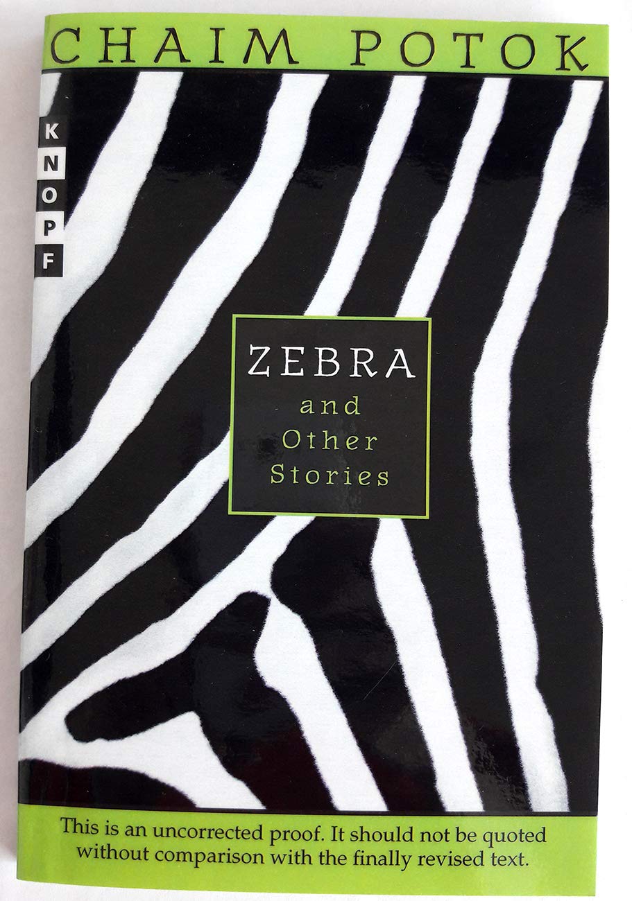 Zebra and Other Stories by Potok, Chaim