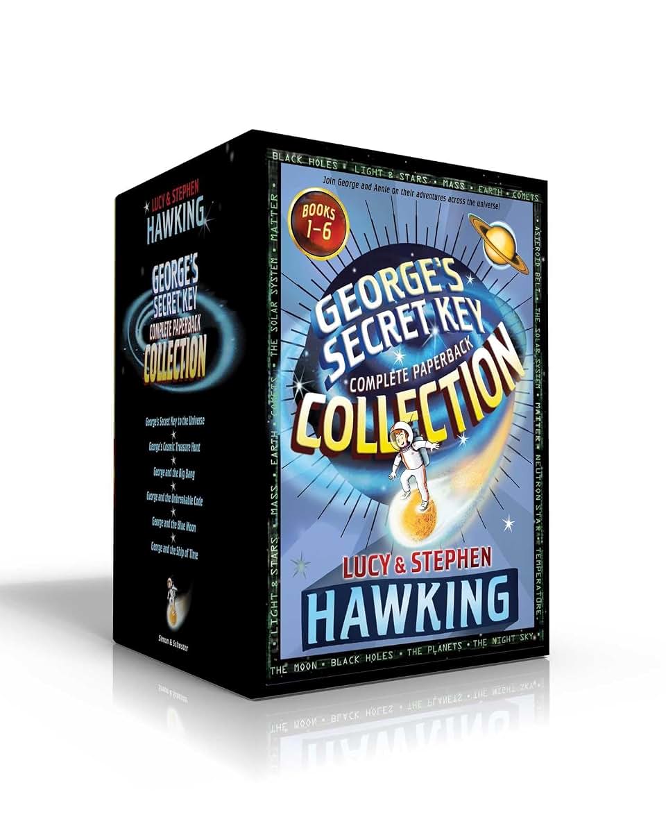 George's Secret Key Complete Paperback Collection (Boxed Set): George's Secret Key to the Universe; George's Cosmic Treasure Hunt; George and the Big ... the Blue Moon; George and the Ship of Time