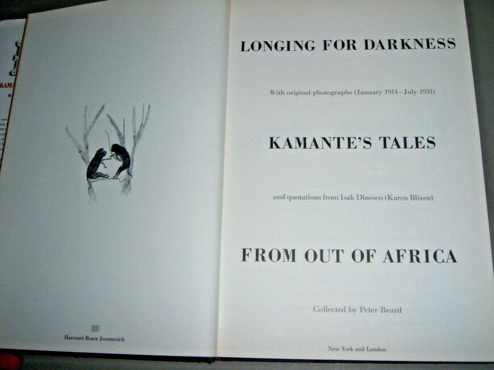 Longing for Darkness: Kamante's Tales from Out of Africa