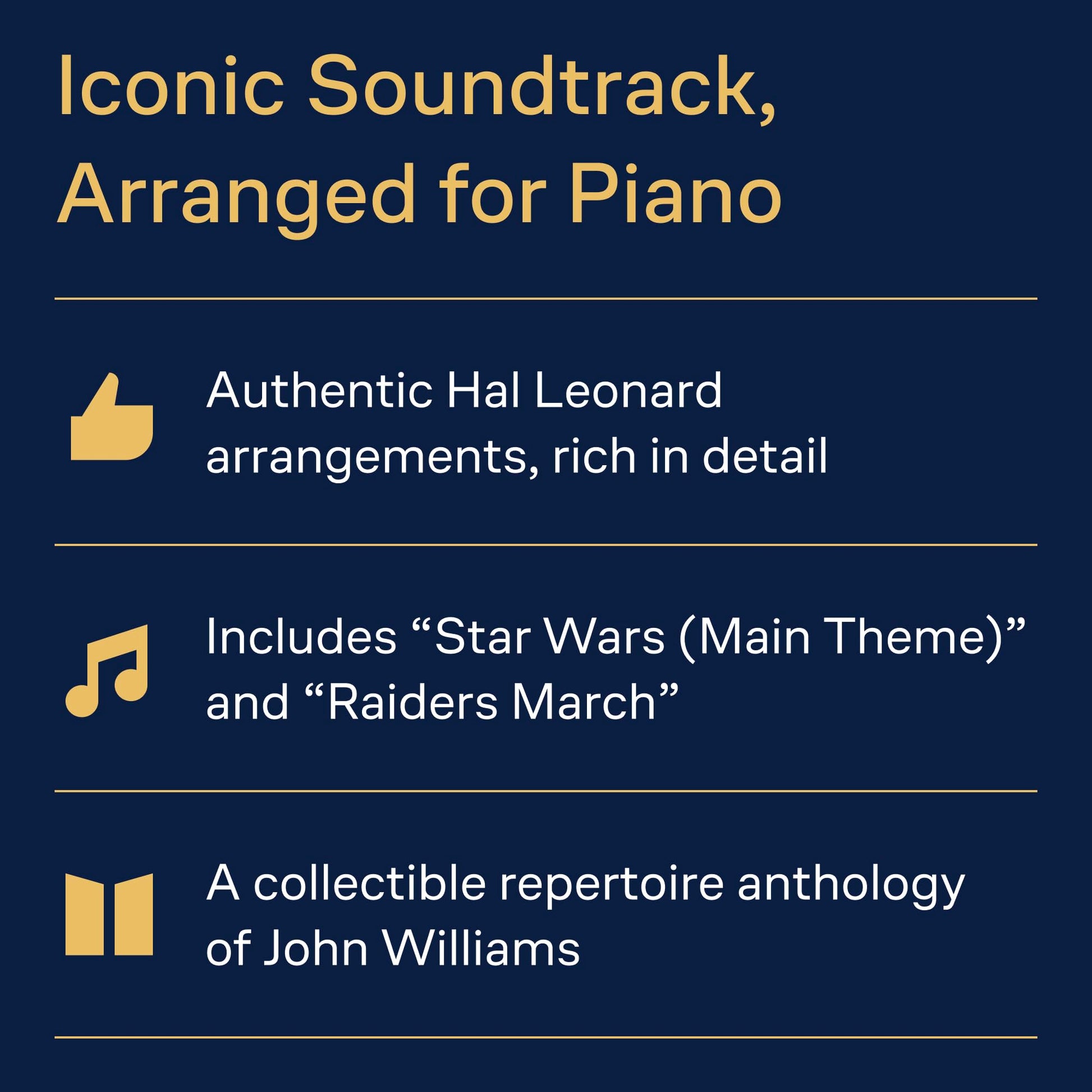The John Williams Piano Anthology  Songbook for Intermediate to Advanced Pianists  40+ Iconic Movie Themes for Piano Solo - Star Wars, Harry Potter, Jurassic Park, Indiana Jones