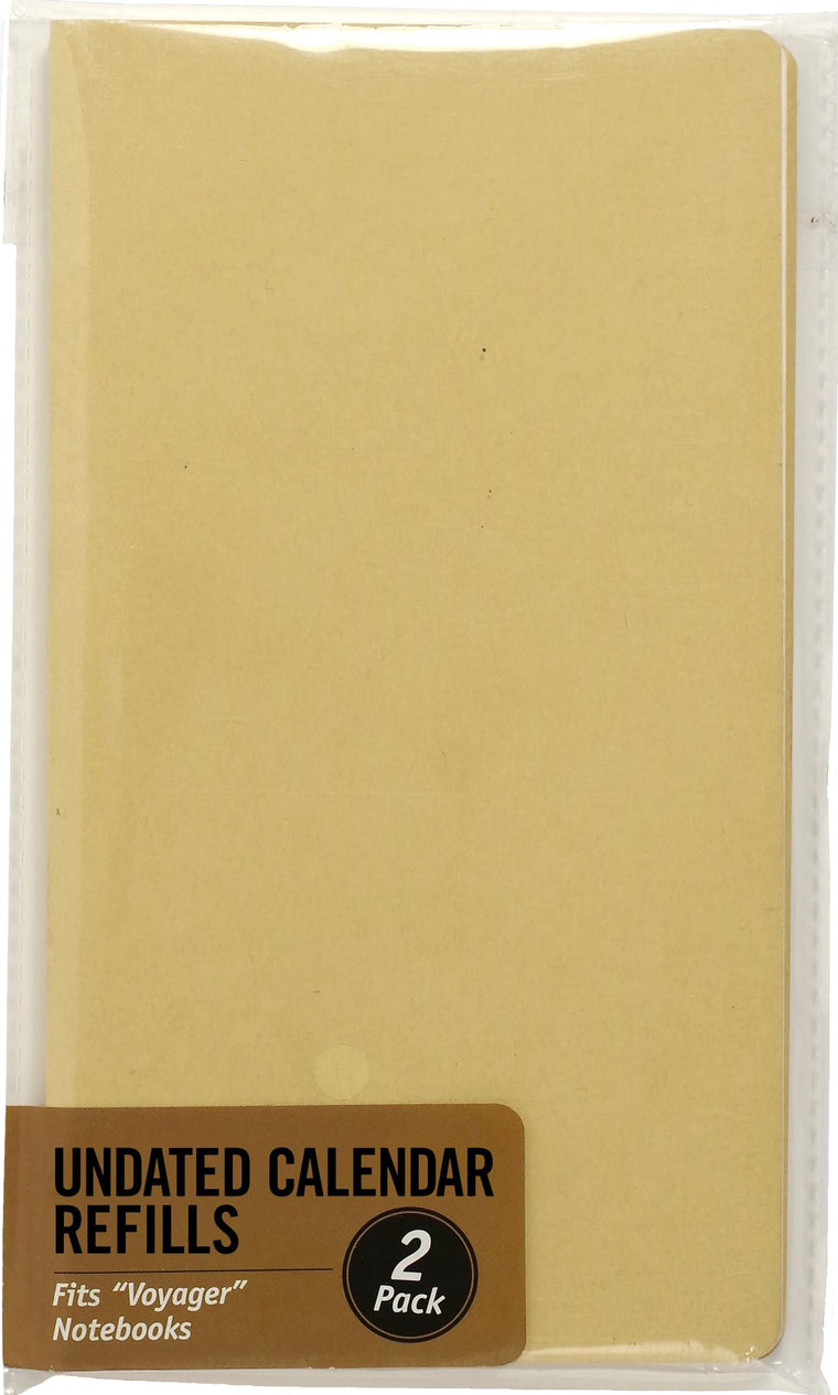 Voyager Undated Calendar Refill (2-pack)