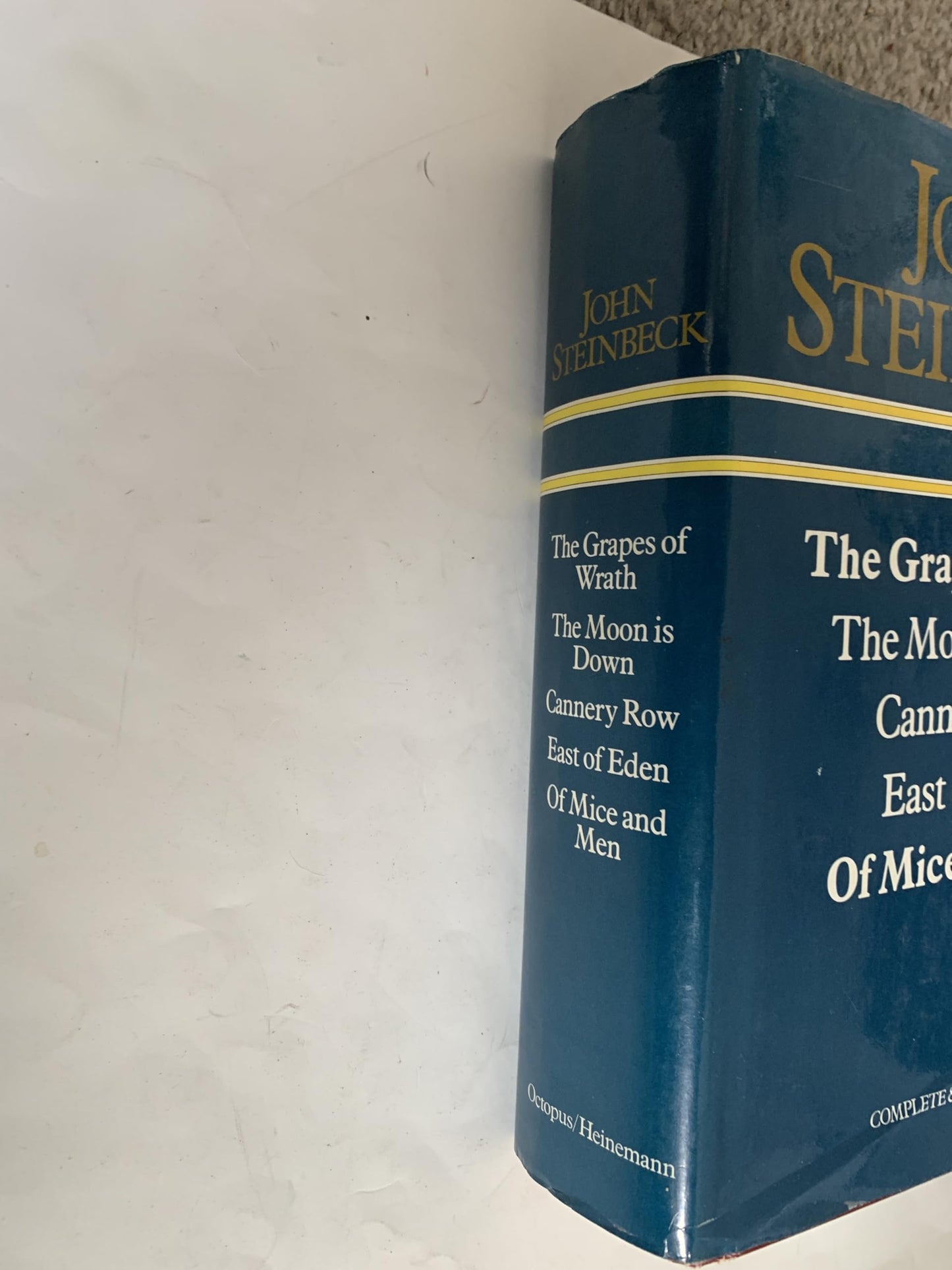 The Grapes of Wrath / The Moon Is Down / Cannery Row / East of Eden / Of Mice and Men