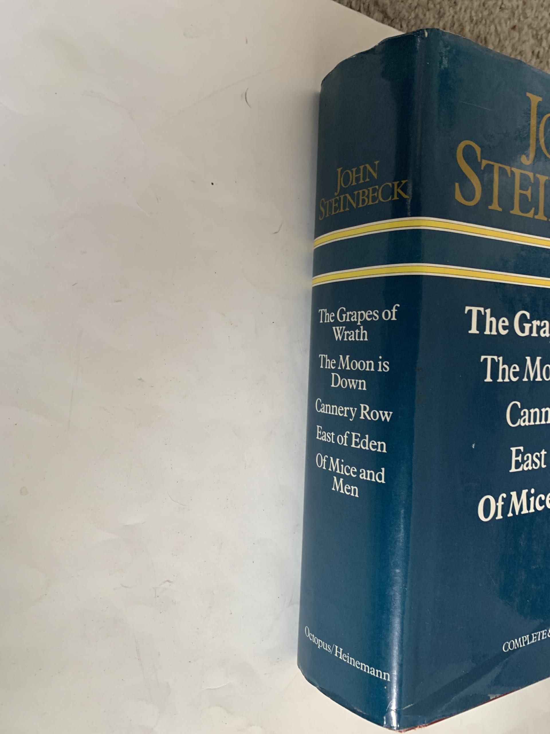 The Grapes of Wrath / The Moon Is Down / Cannery Row / East of Eden / Of Mice and Men
